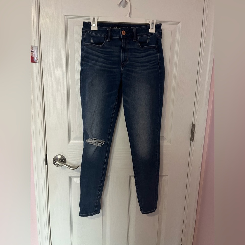 American Eagle ripped jeans